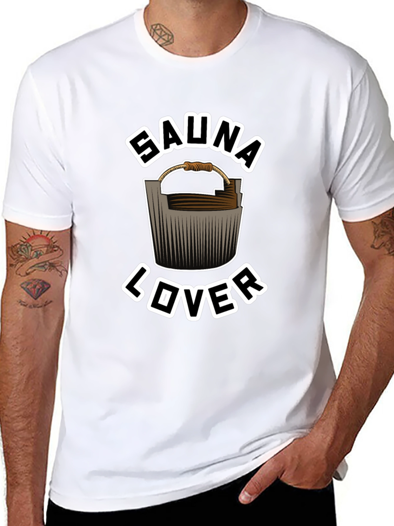 Sauna Lover Black T-Shirt