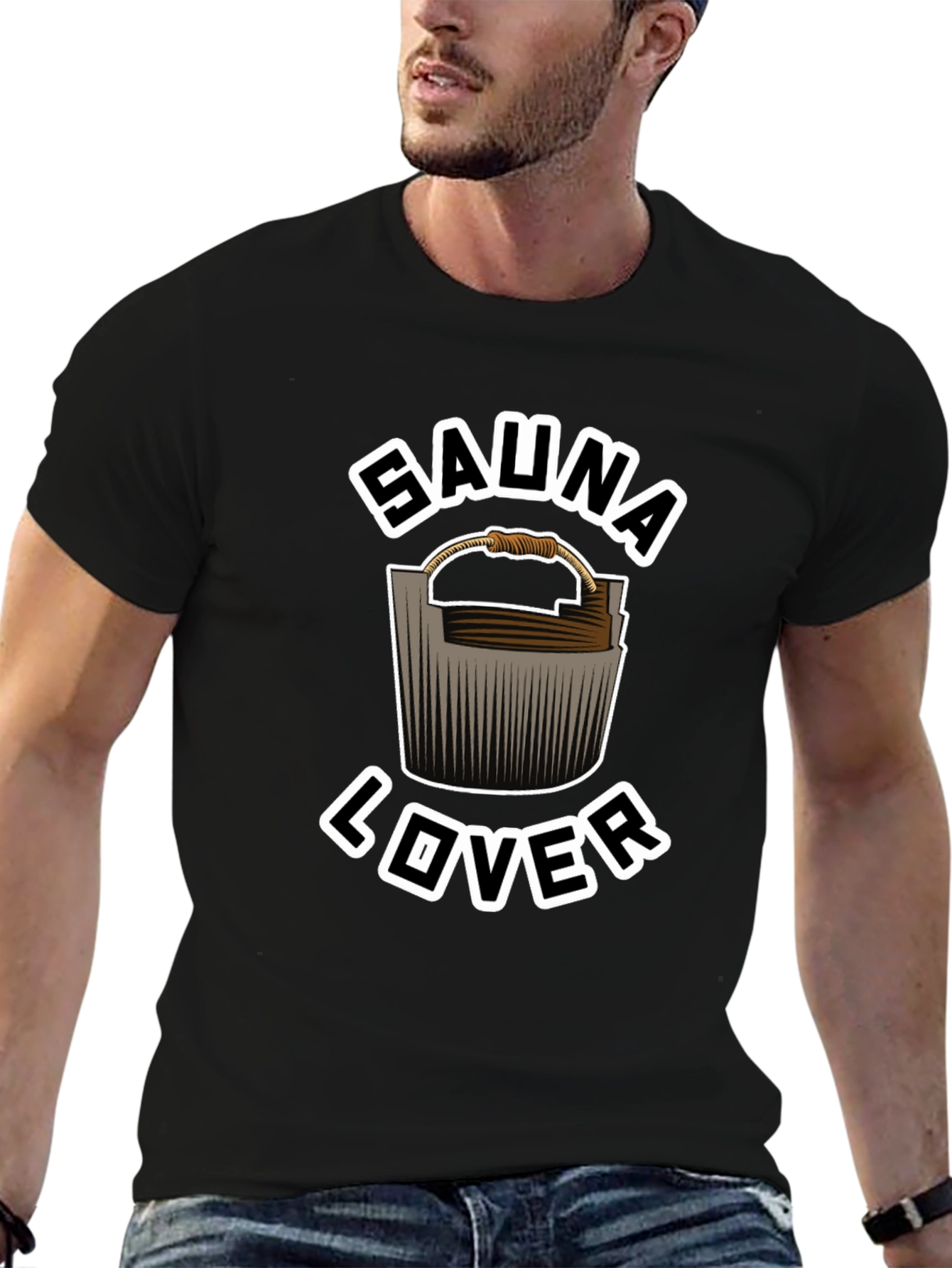 Sauna Lover Black T-Shirt