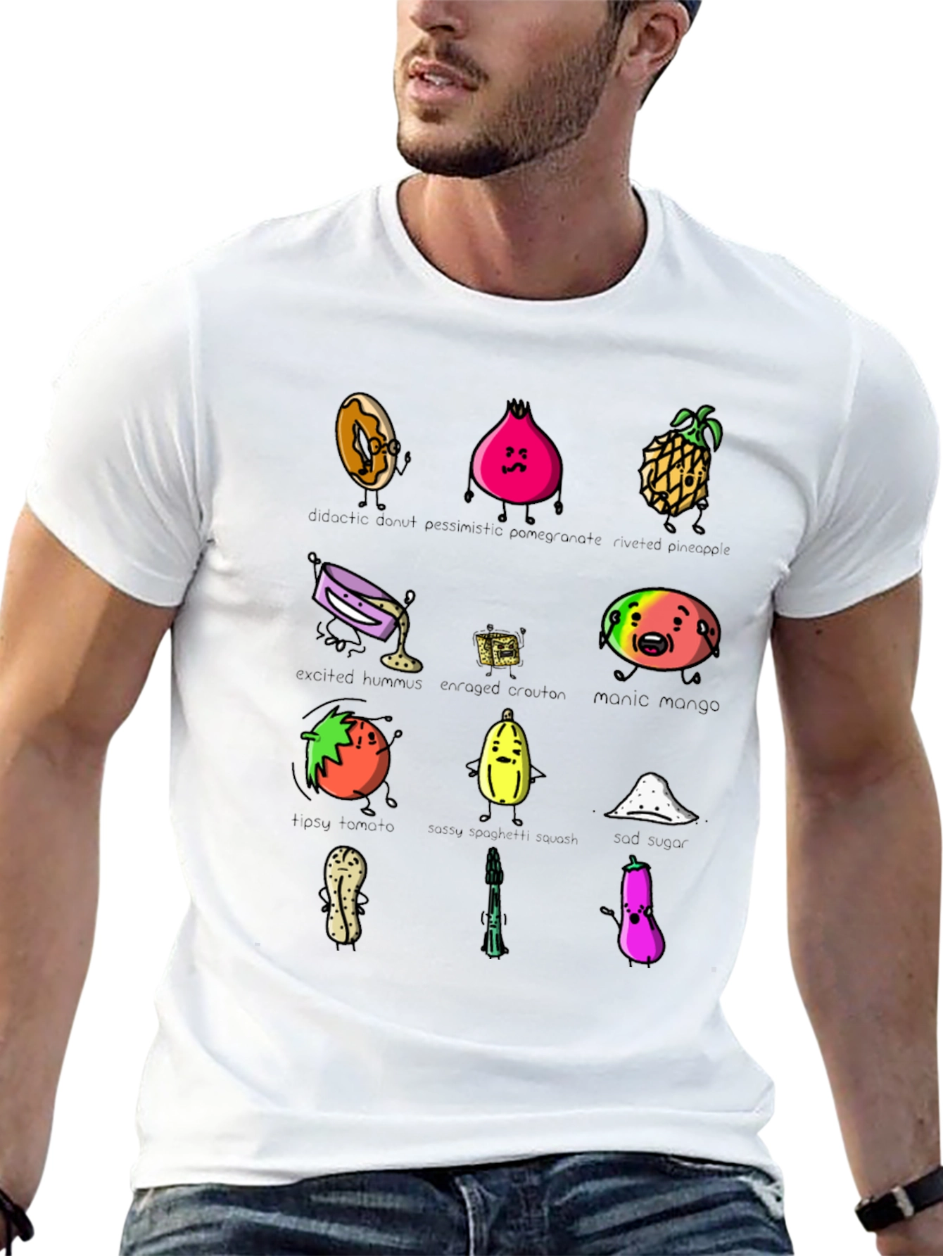 Funny Food Pun T-Shirt - Unique Cartoon Design