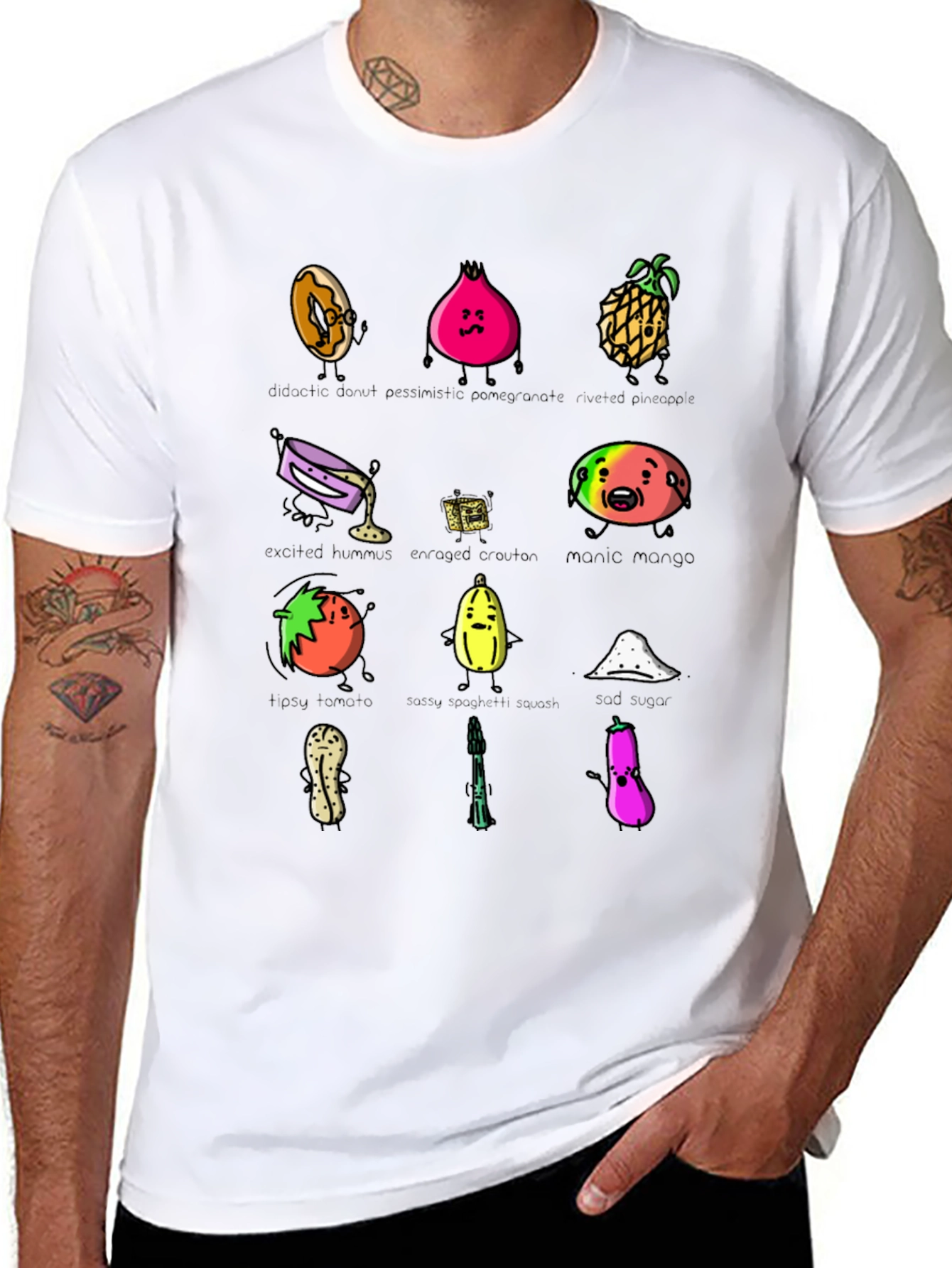 Funny Food Pun T-Shirt - Unique Cartoon Design
