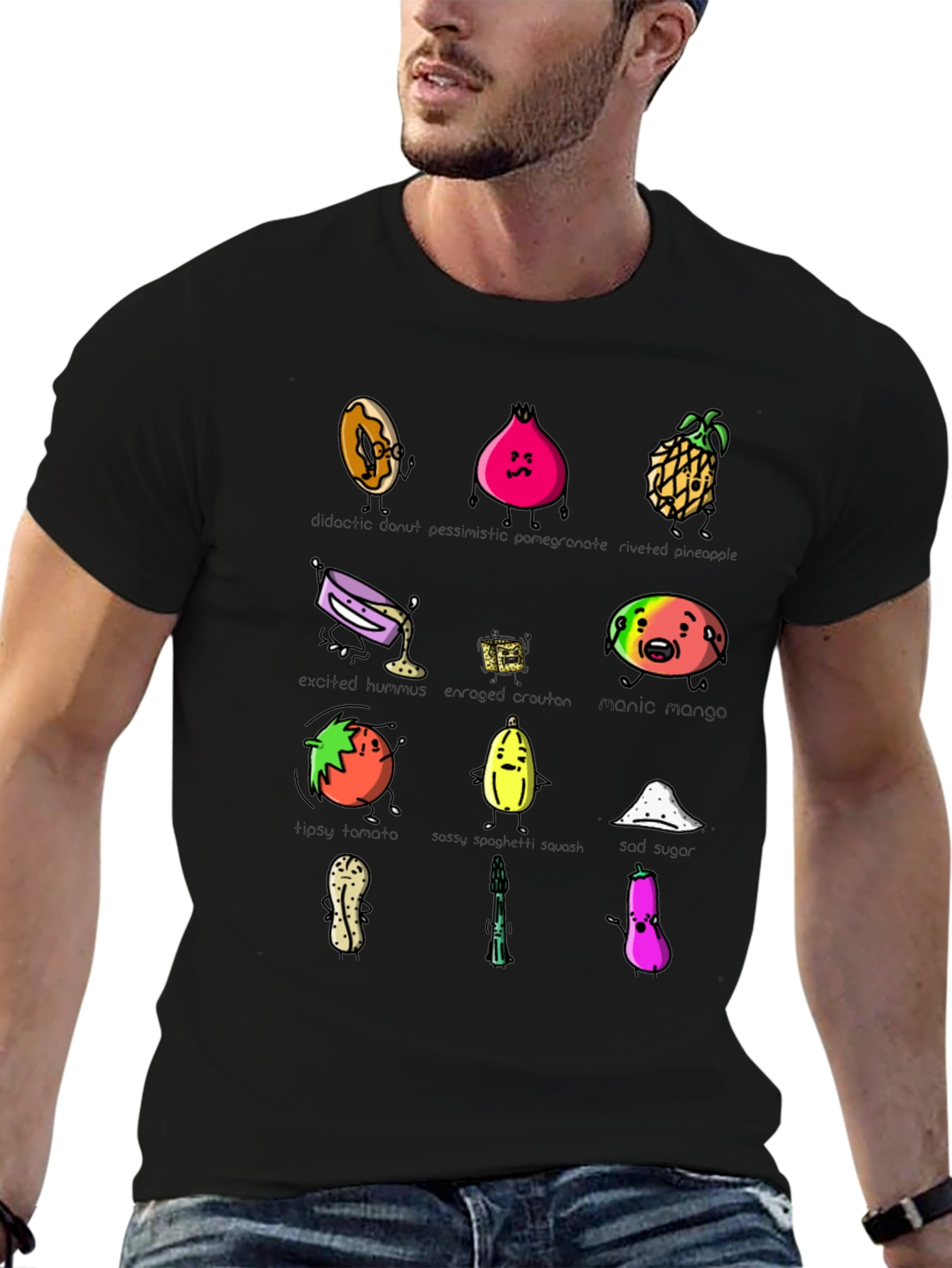 Funny Food Pun T-Shirt - Unique Cartoon Design