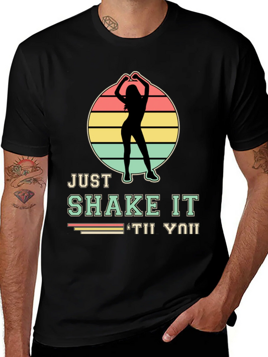 Just Shake It Dance T-Shirt - Retro Silhouette Tee