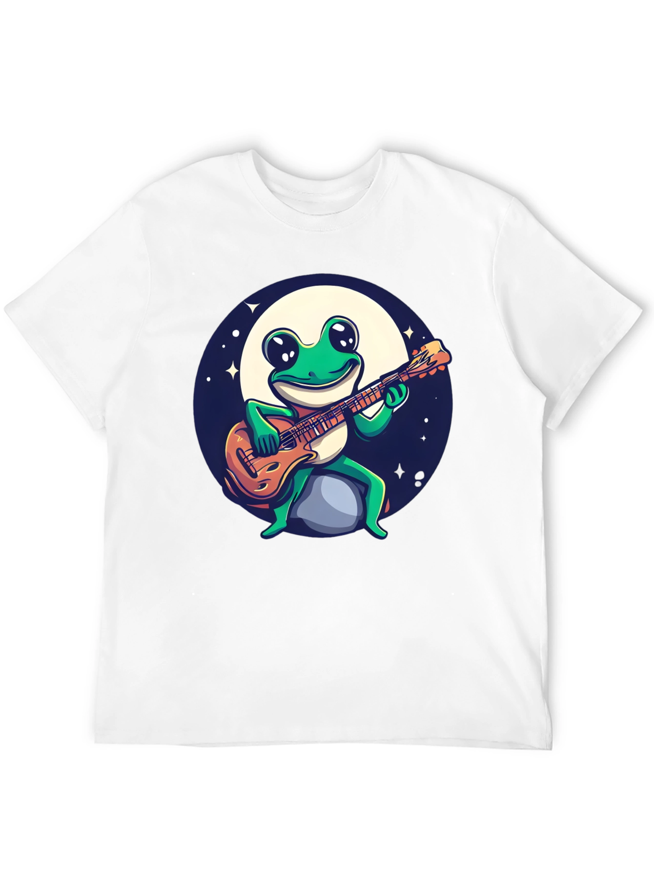 Frog Guitar Player Graphic Tee