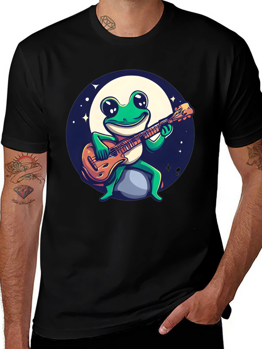Frog Guitar Player Graphic Tee