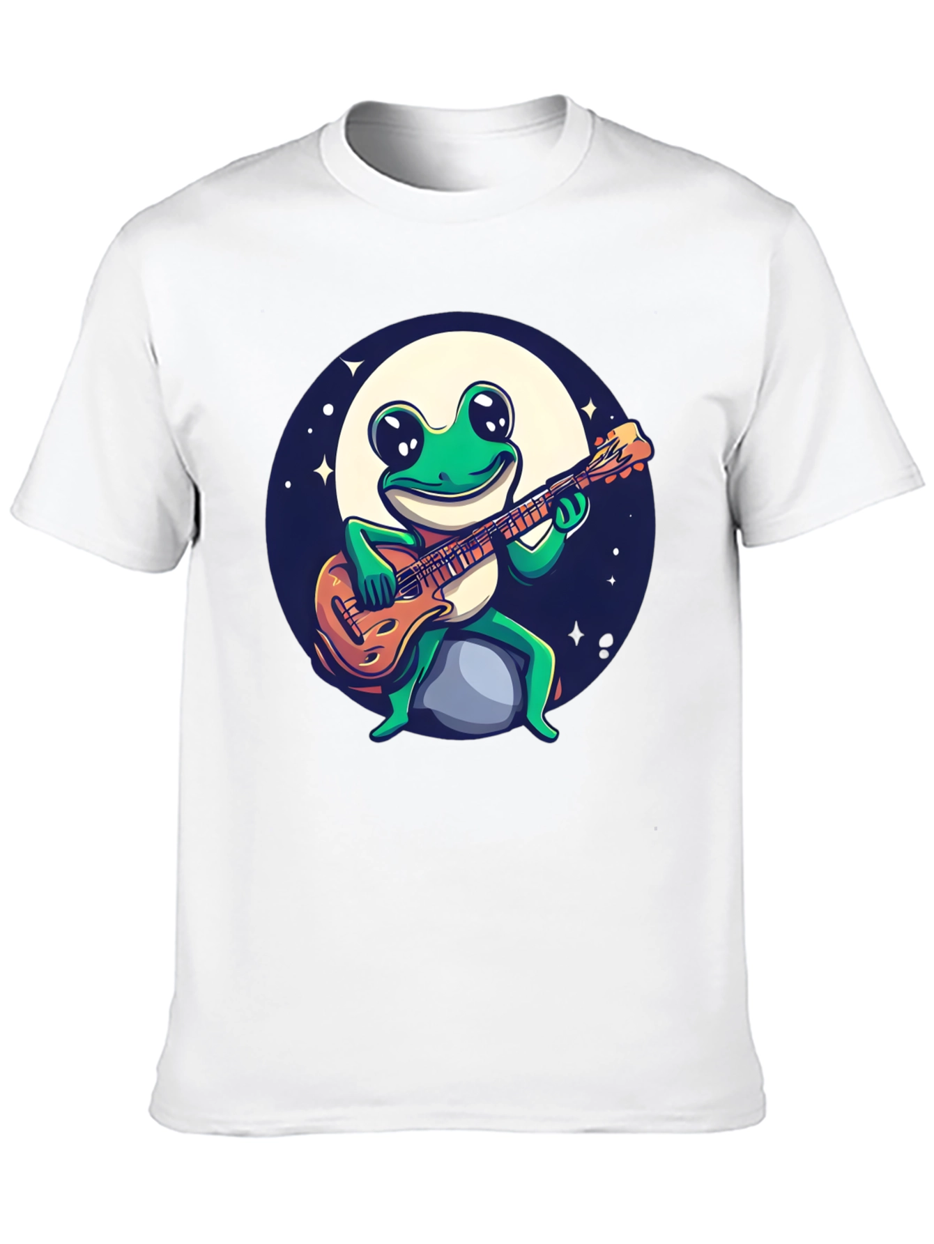 Frog Guitar Player Graphic Tee
