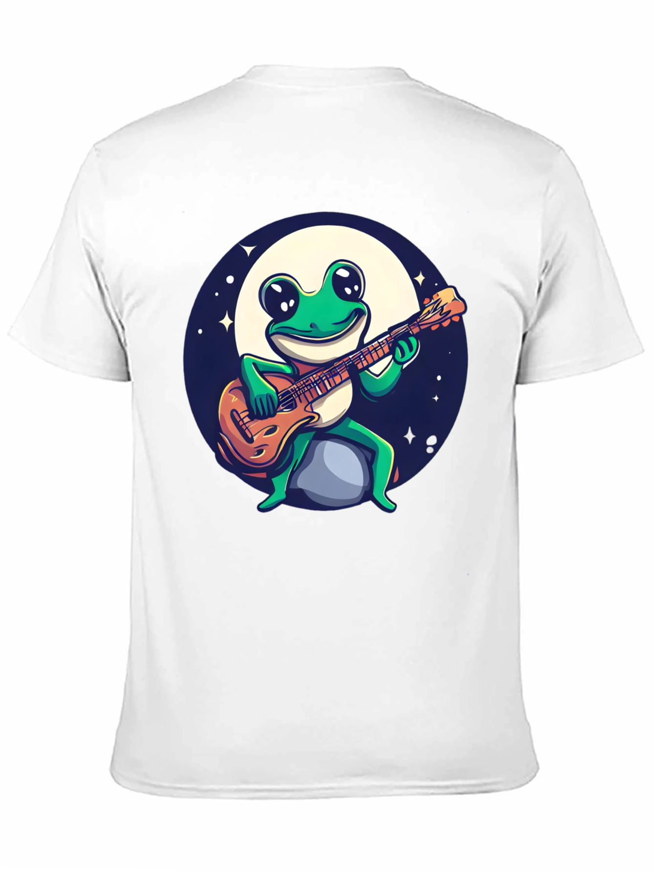 Frog Guitar Player Graphic Tee