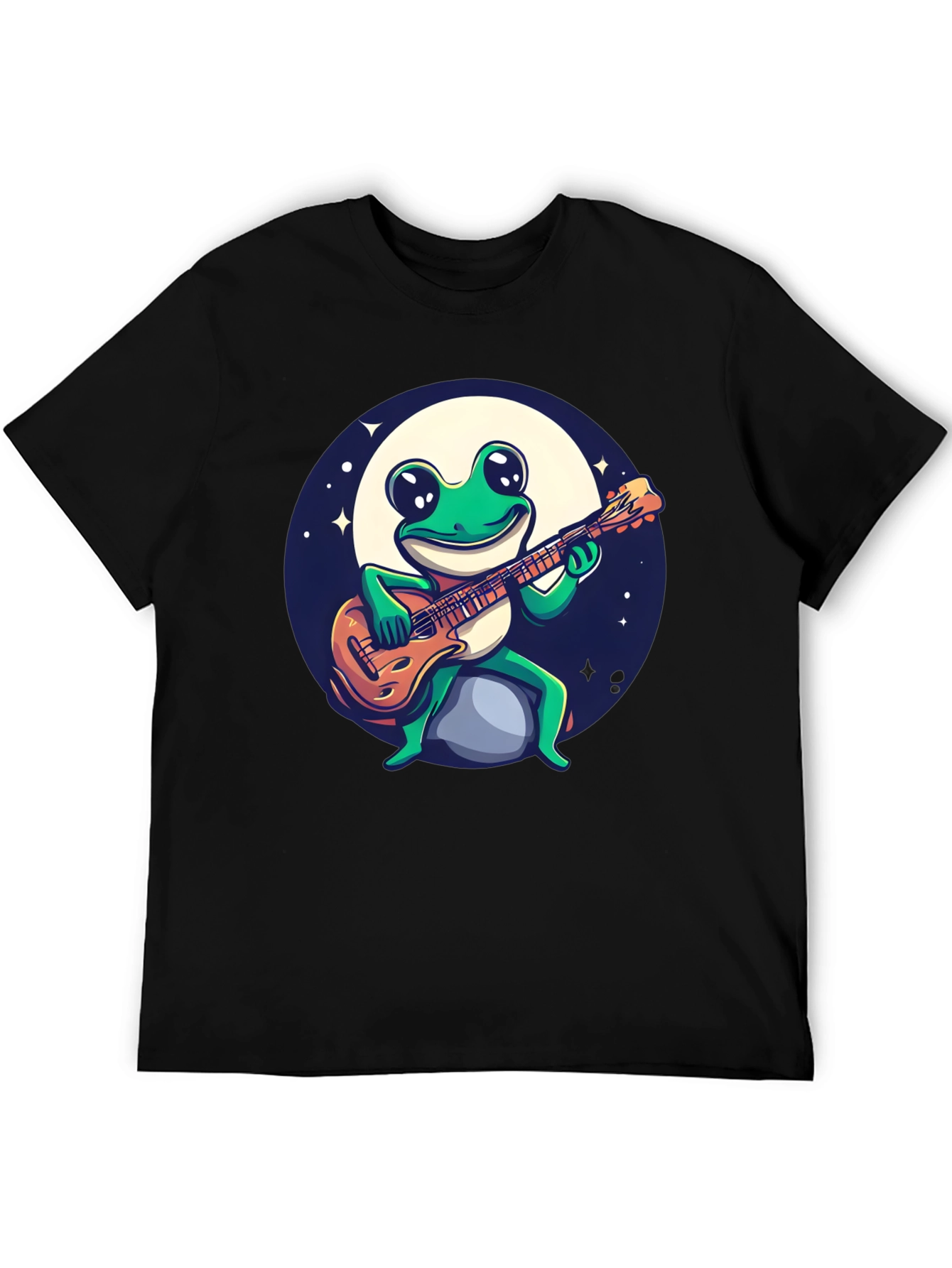 Frog Guitar Player Graphic Tee