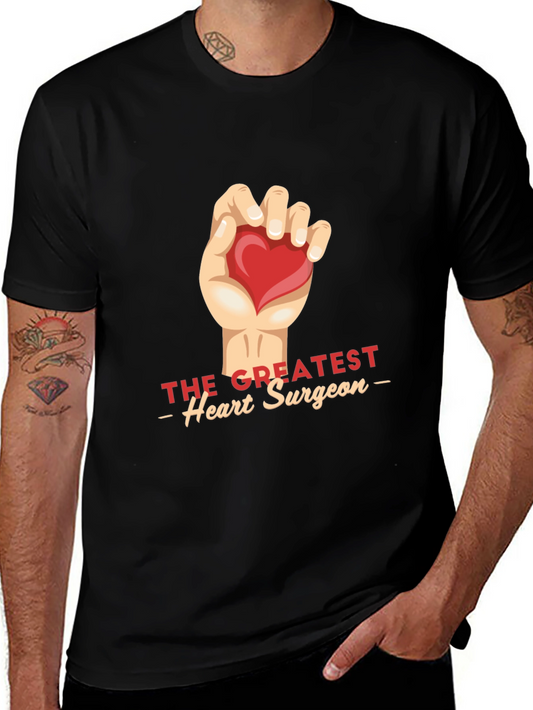 Greatest Heart Surgeon Graphic Tee - Black