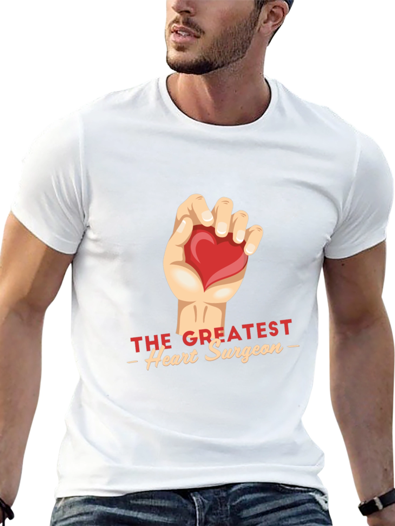 Greatest Heart Surgeon Graphic Tee - Black