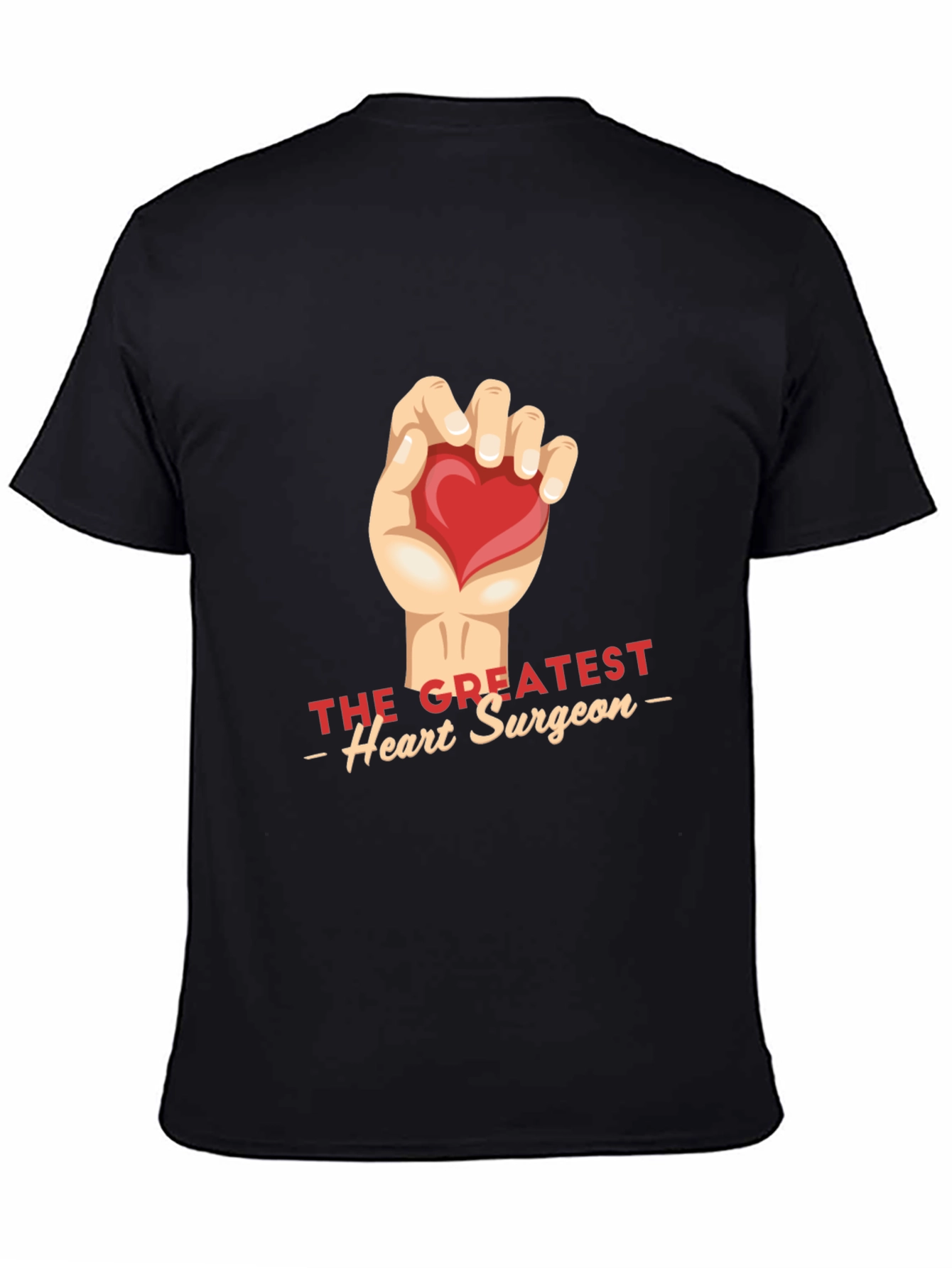 Greatest Heart Surgeon Graphic Tee - Black