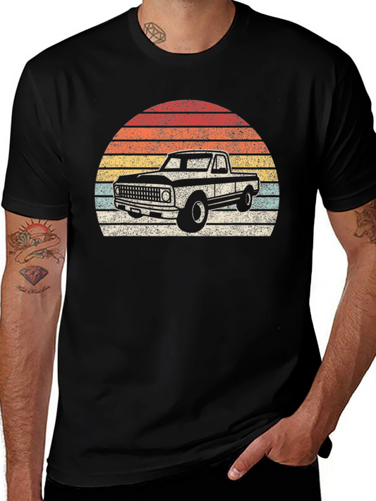 Vintage Truck Sunset Graphic Tee