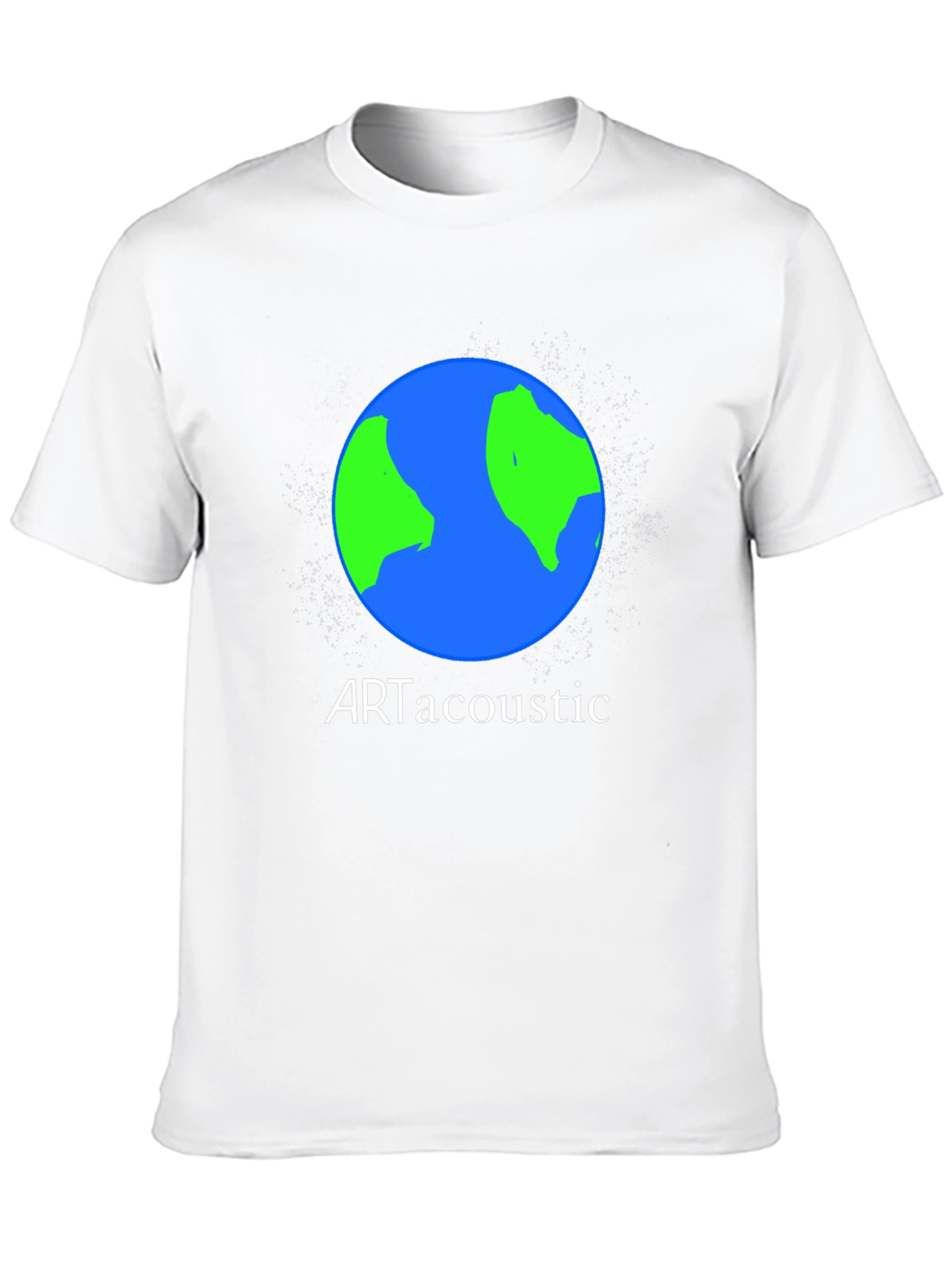 ArtAcoustic Earth Graphic Black T-Shirt