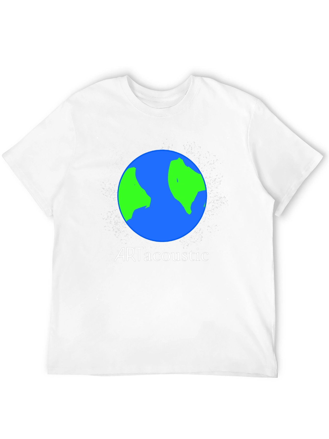 ArtAcoustic Earth Graphic Black T-Shirt