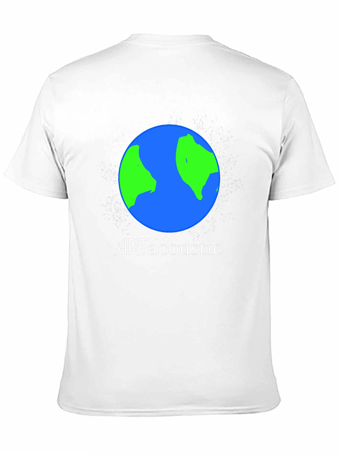 ArtAcoustic Earth Graphic Black T-Shirt