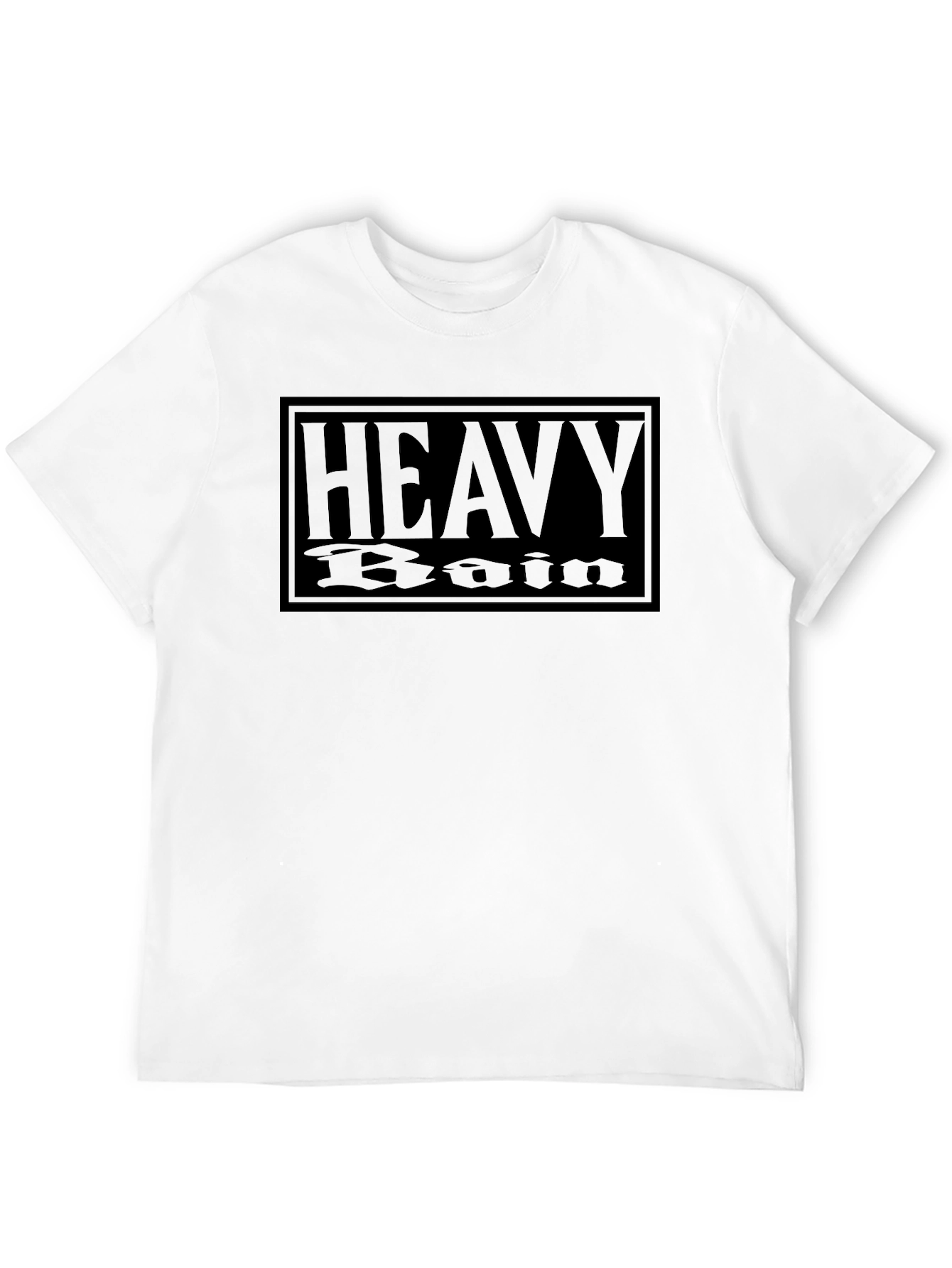 Heavy Rain Graphic T-Shirt - Black