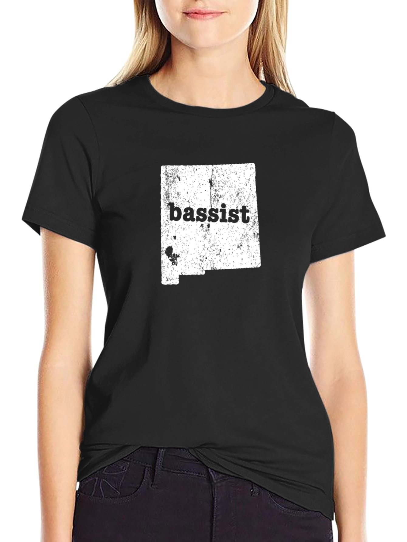 Bassist New Mexico Graphic Tee - Black