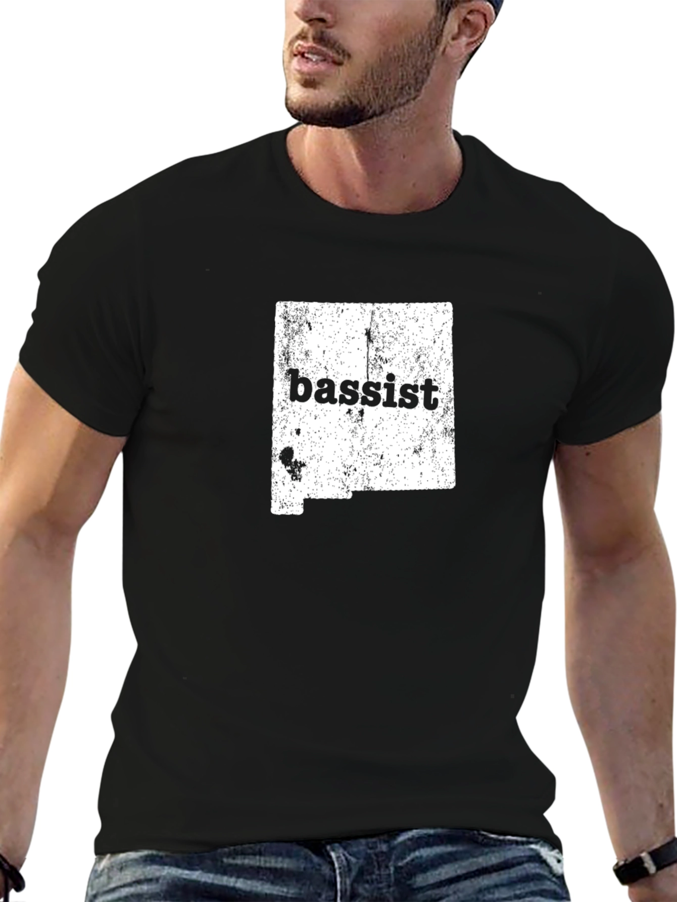 Bassist New Mexico Graphic Tee - Black