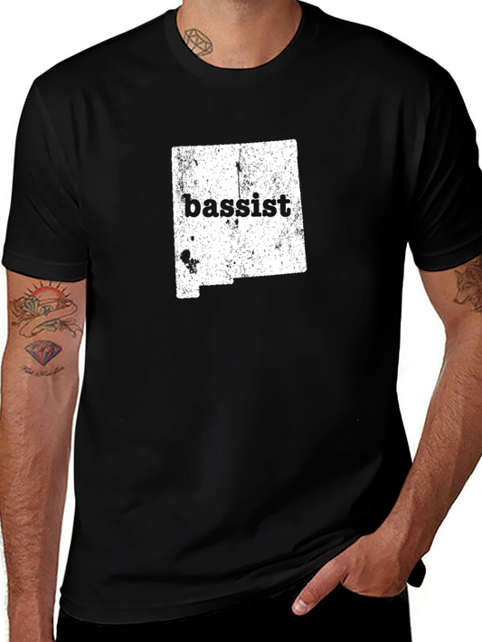 Bassist New Mexico Graphic Tee - Black