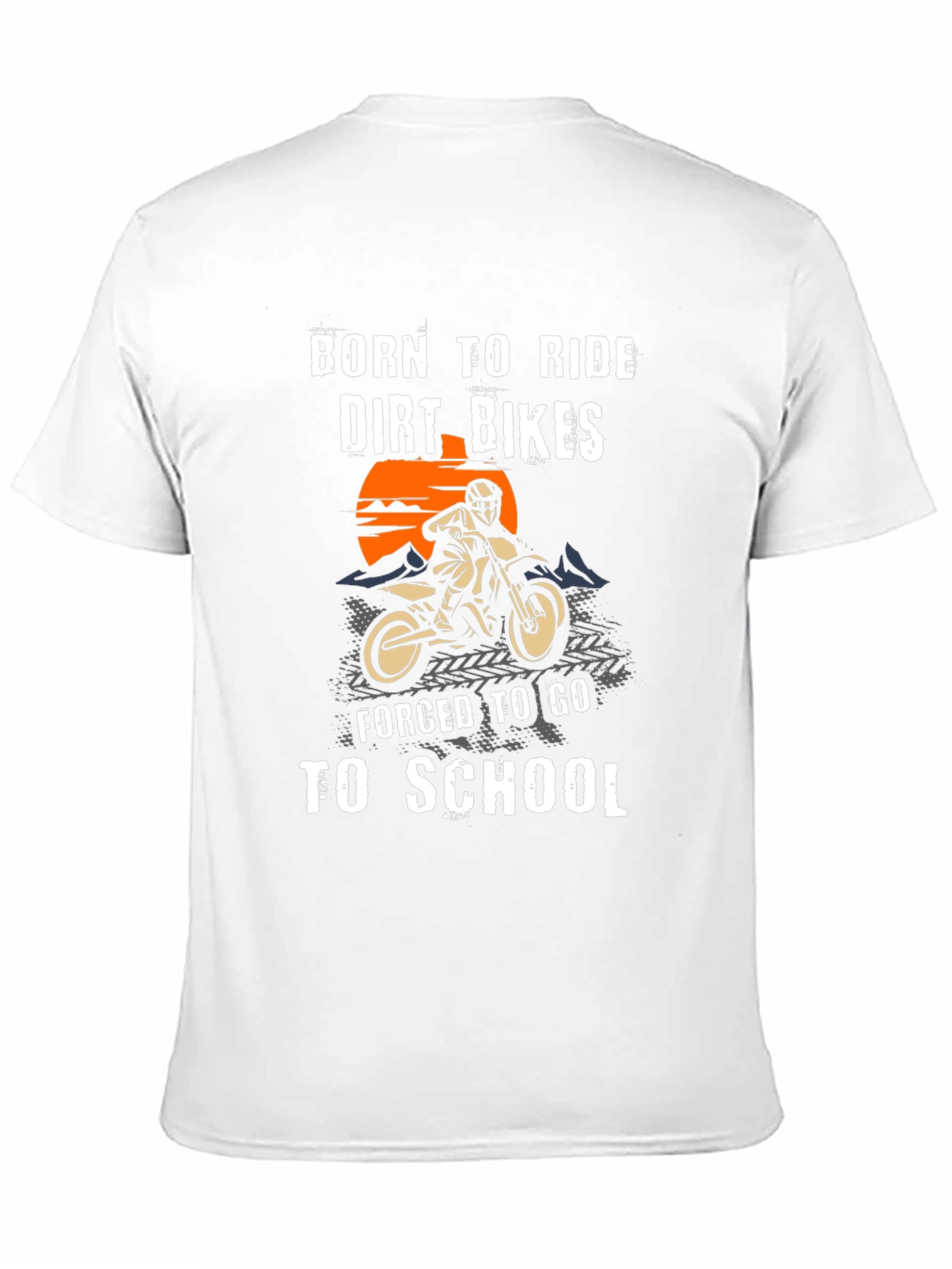 Born to Ride Dirt Bikes Graphic T-Shirt