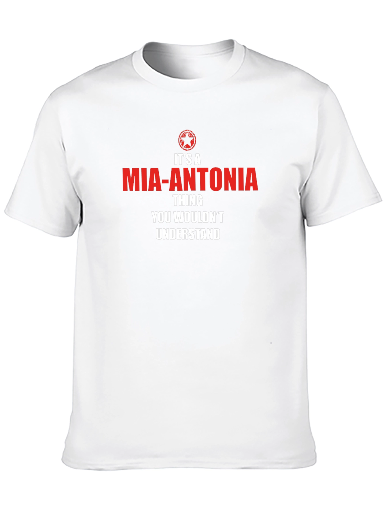 Mia-Antonia Thing T-Shirt - Unique Novelty Tee