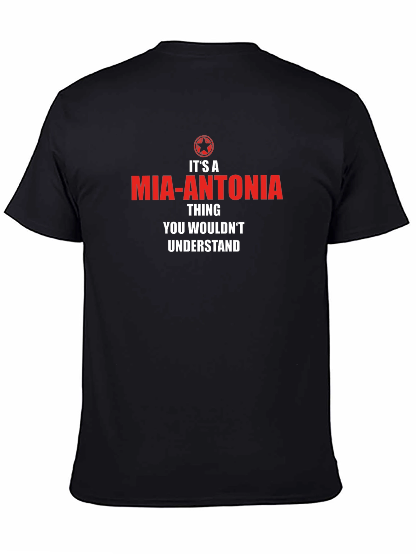 Mia-Antonia Thing T-Shirt - Unique Novelty Tee
