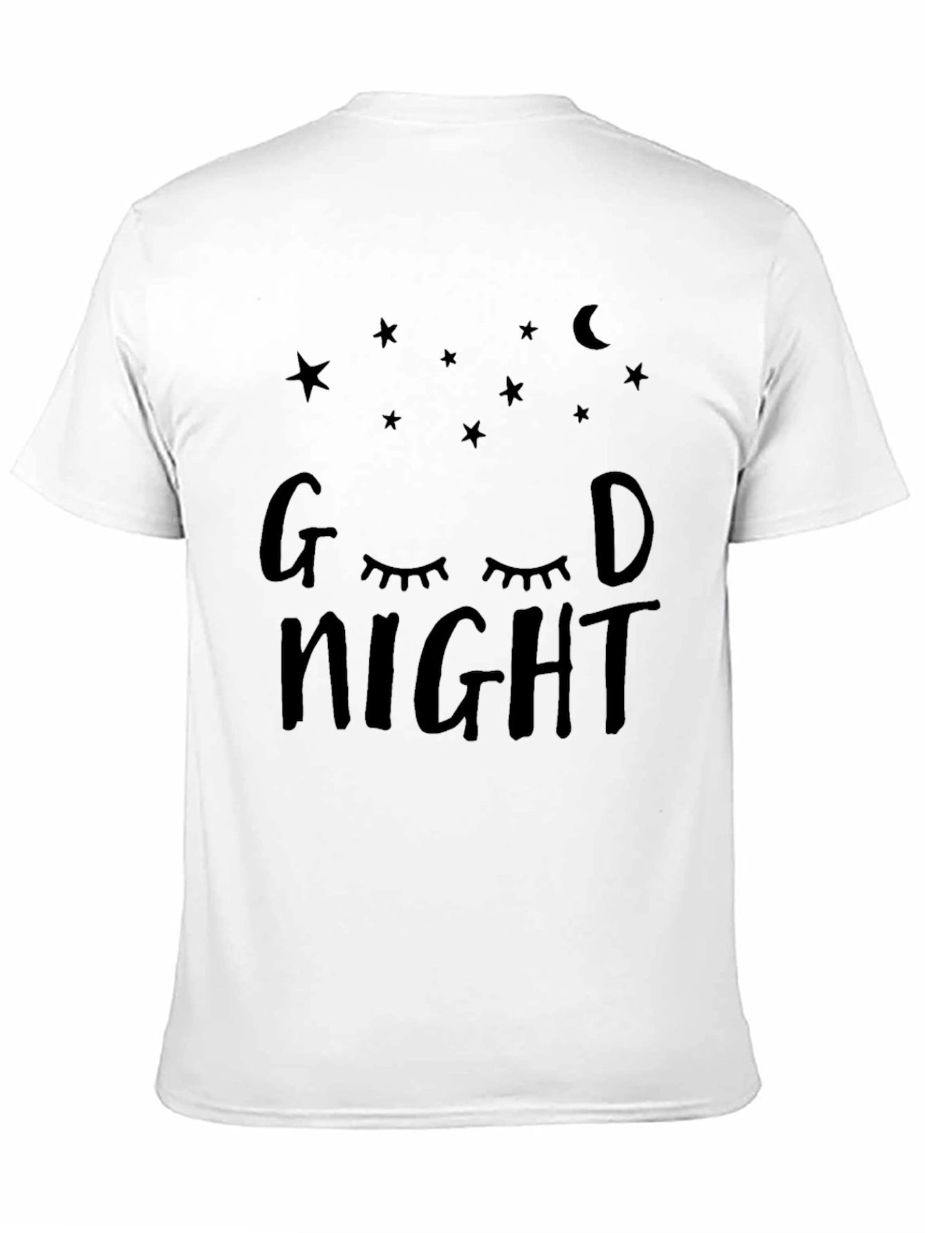 Good Night Graphic T-Shirt - Sleepy Stars & Moon