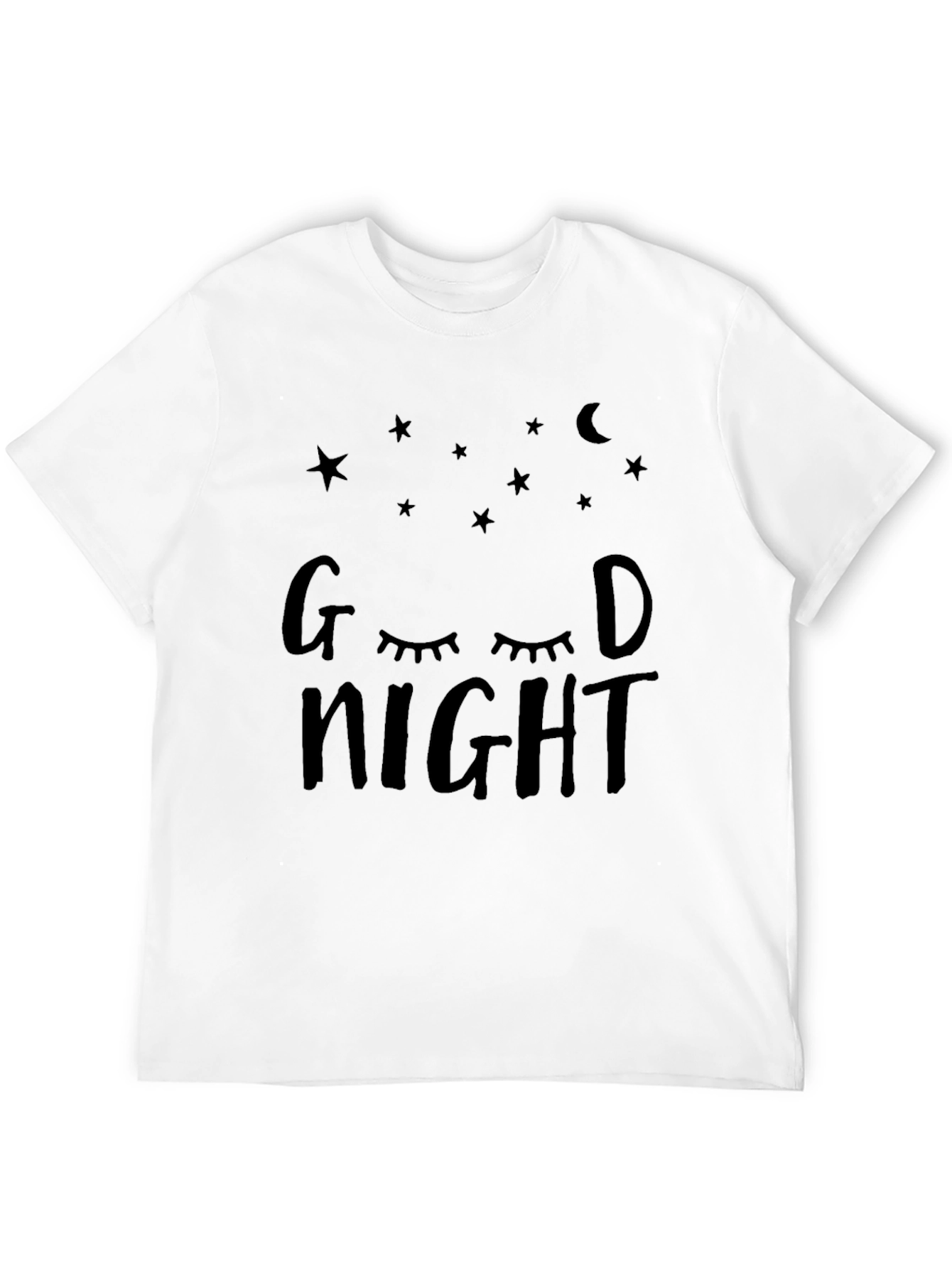 Good Night Graphic T-Shirt - Sleepy Stars & Moon