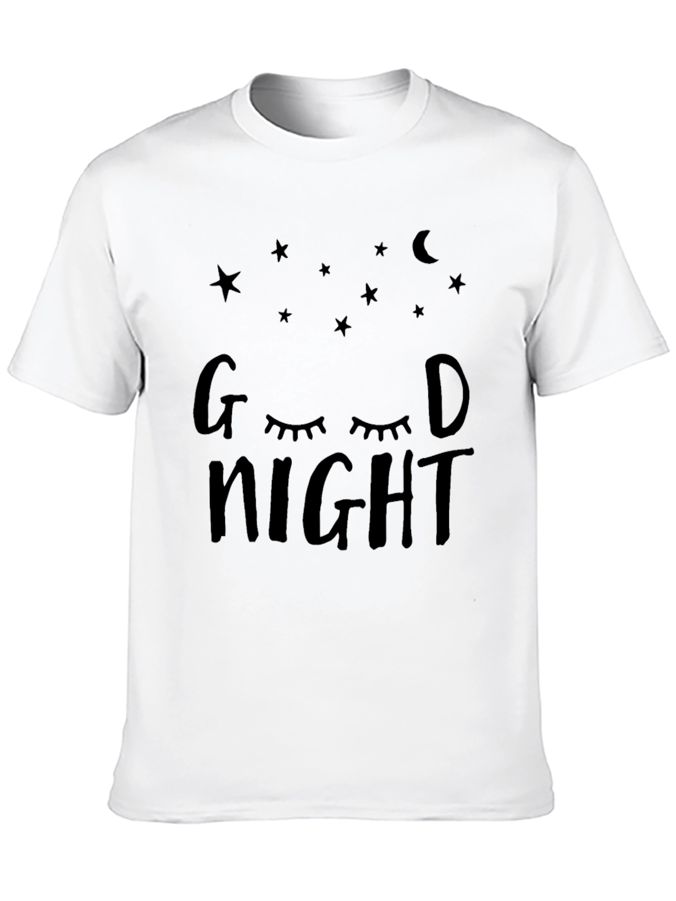 Good Night Graphic T-Shirt - Sleepy Stars & Moon