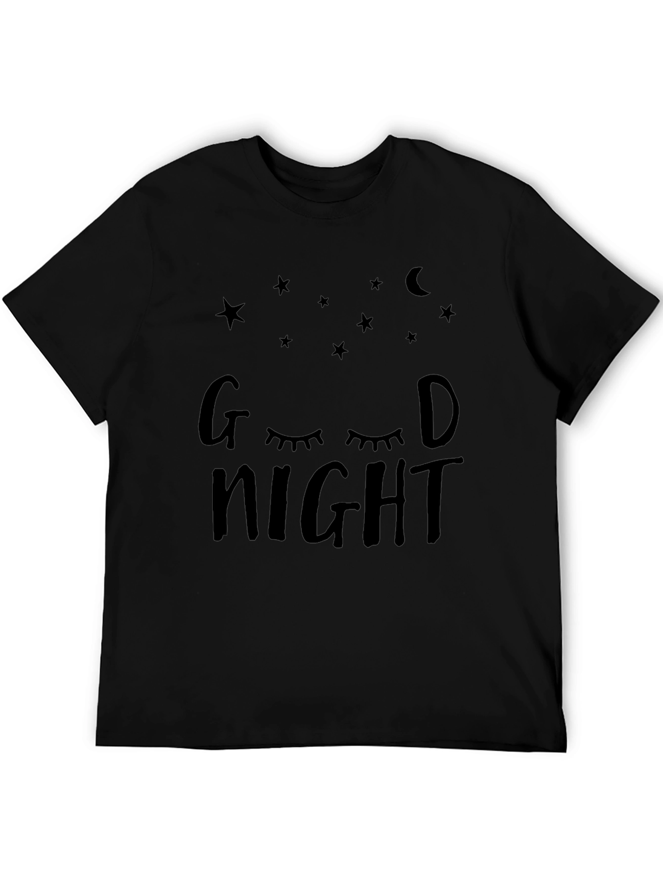 Good Night Graphic T-Shirt - Sleepy Stars & Moon