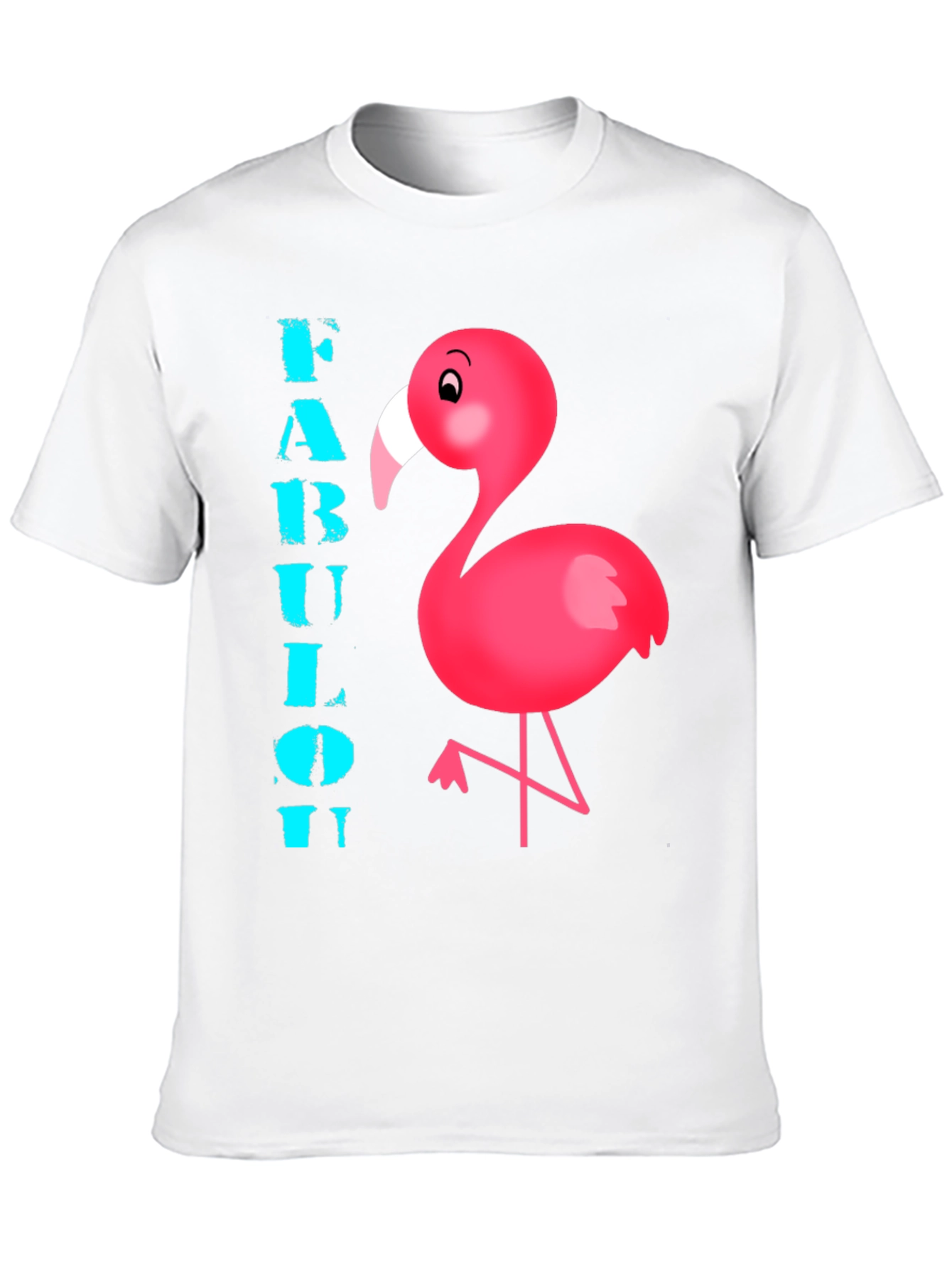 Fabulous Flamingo T-Shirt - Mens Black Tee