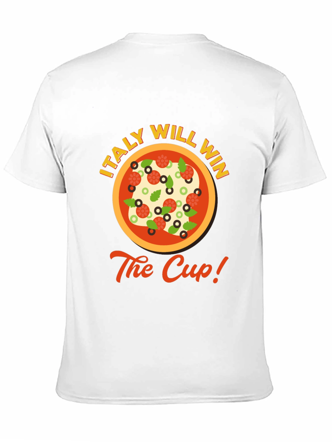 Italy Will Win The Cup! Pizza Graphic Tee