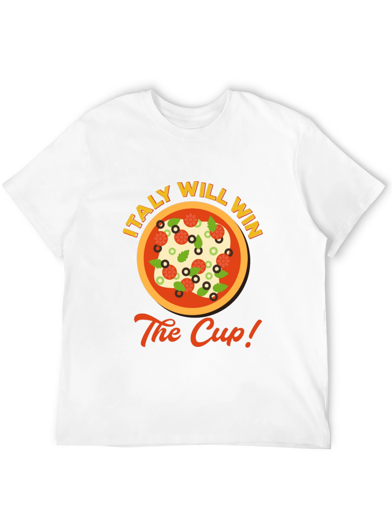Italy Will Win The Cup! Pizza Graphic Tee