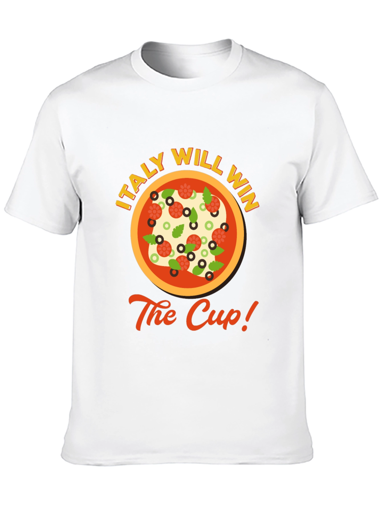 Italy Will Win The Cup! Pizza Graphic Tee