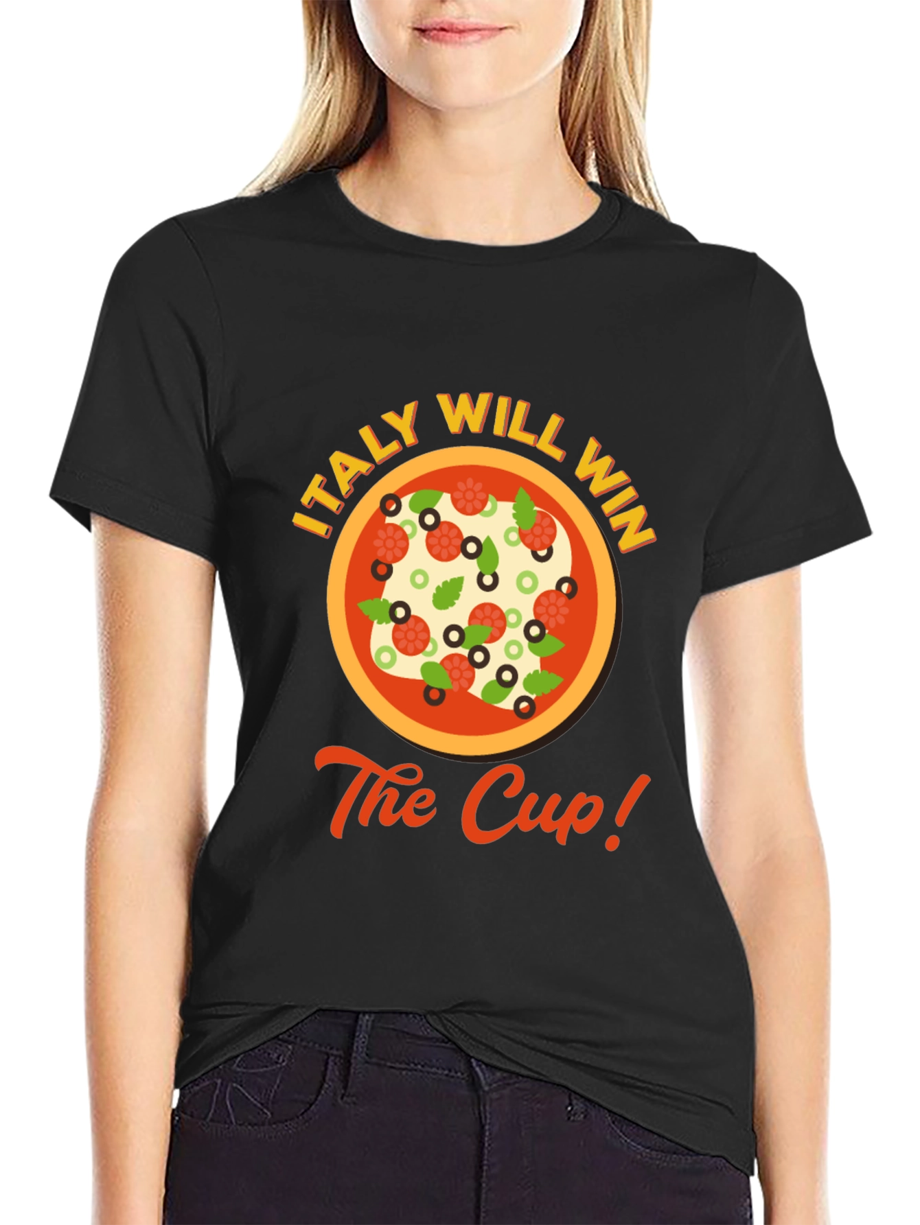 Italy Will Win The Cup! Pizza Graphic Tee