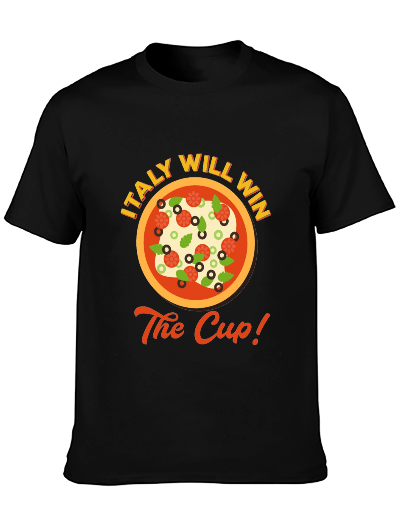 Italy Will Win The Cup! Pizza Graphic Tee