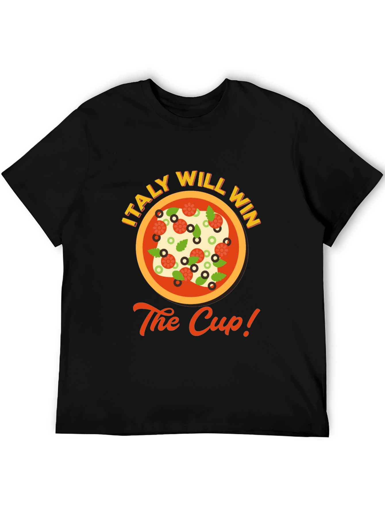 Italy Will Win The Cup! Pizza Graphic Tee