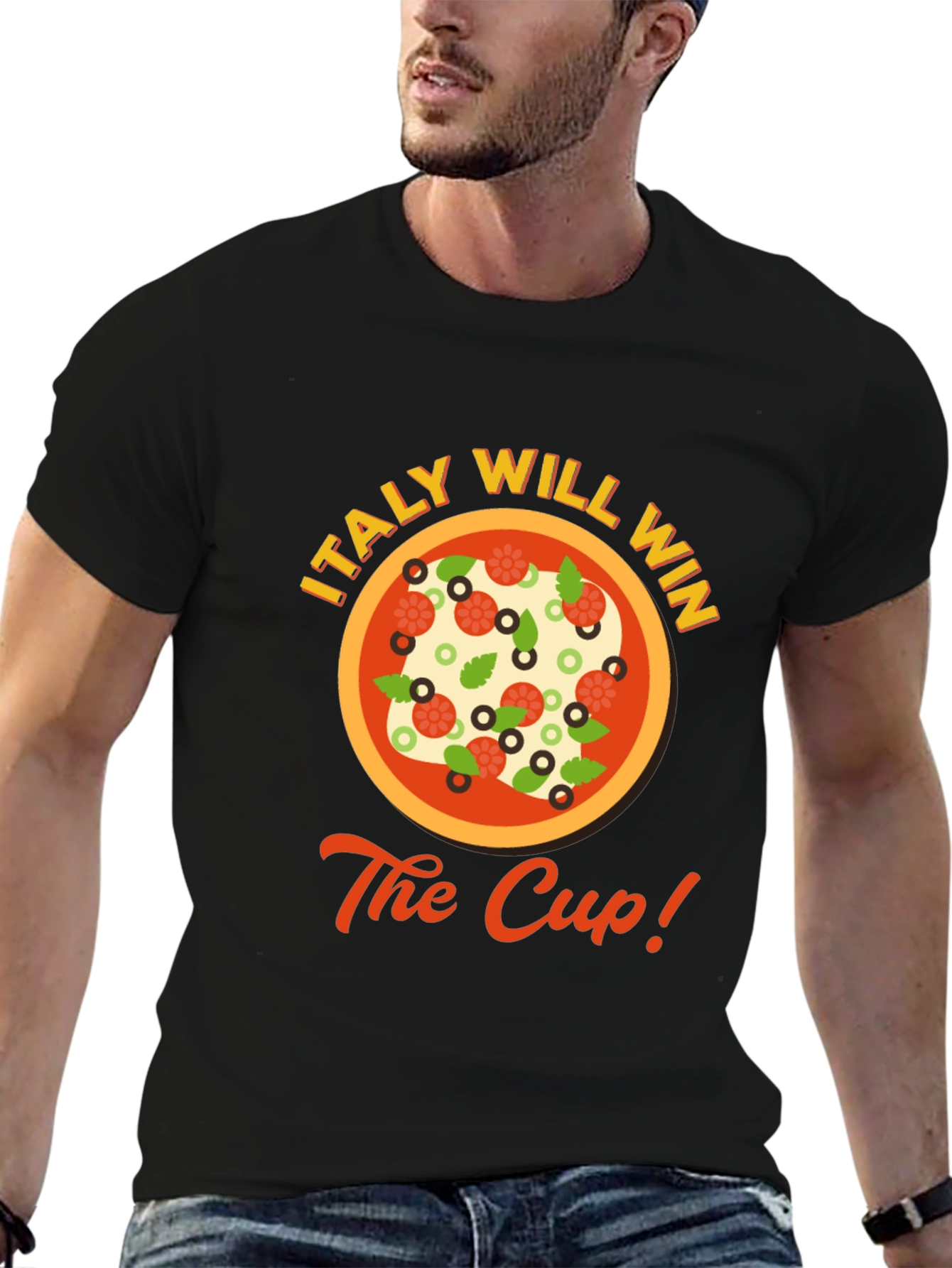 Italy Will Win The Cup! Pizza Graphic Tee