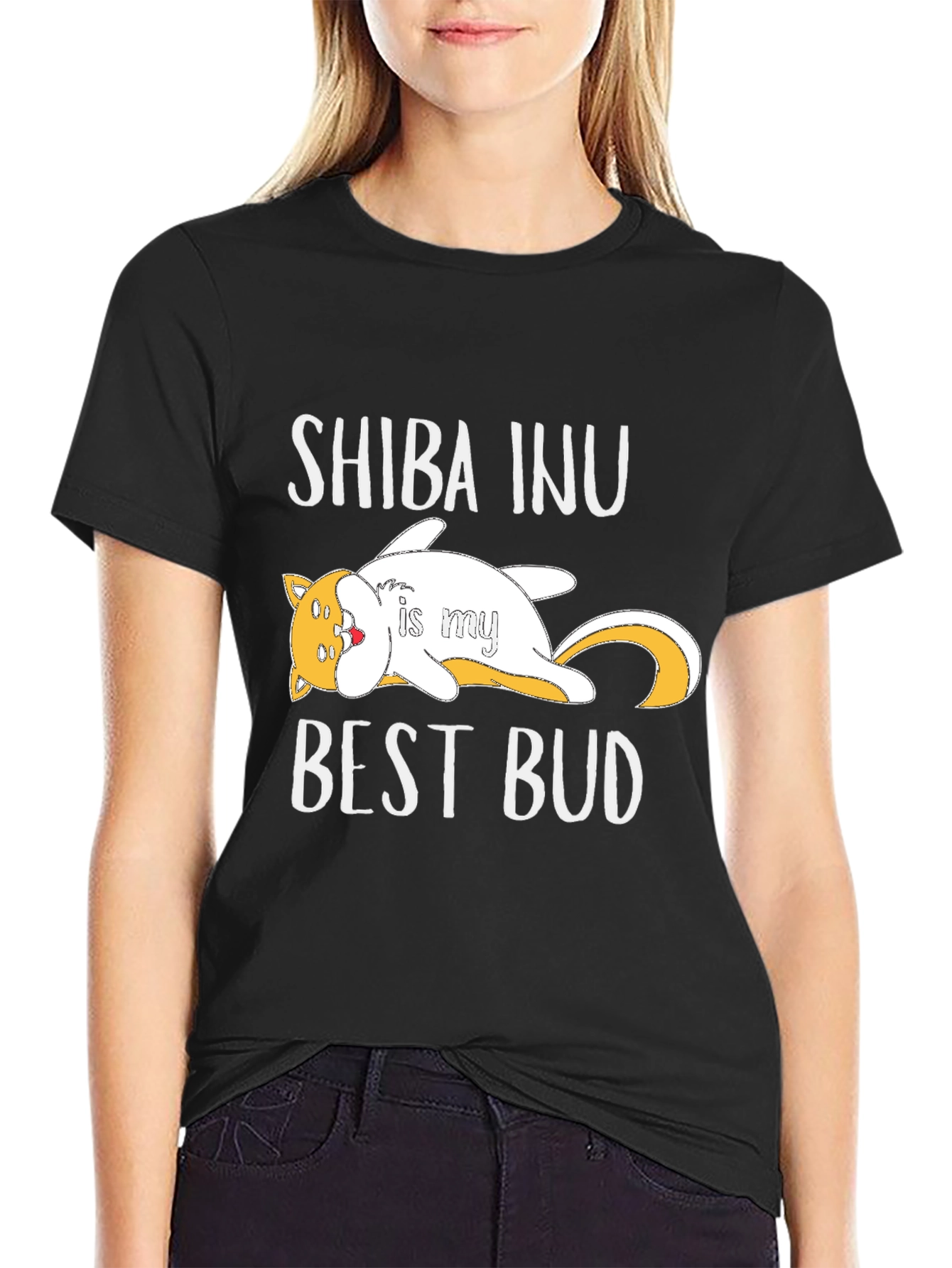Shiba Inu Best Bud T-Shirt - Unisex Graphic Tee