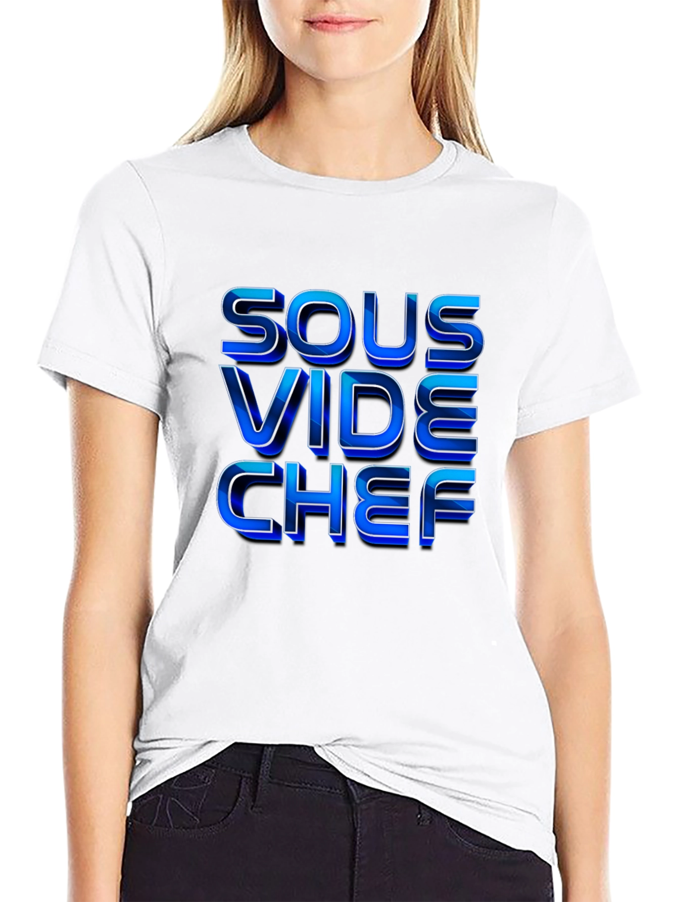 Sous Vide Chef T-Shirt - Premium Black Tee