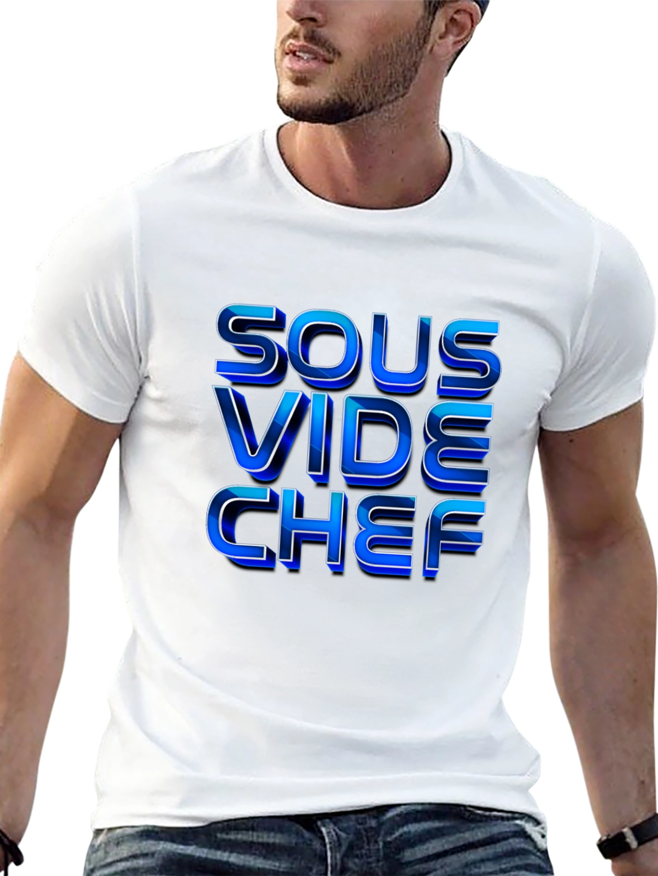 Sous Vide Chef T-Shirt - Premium Black Tee