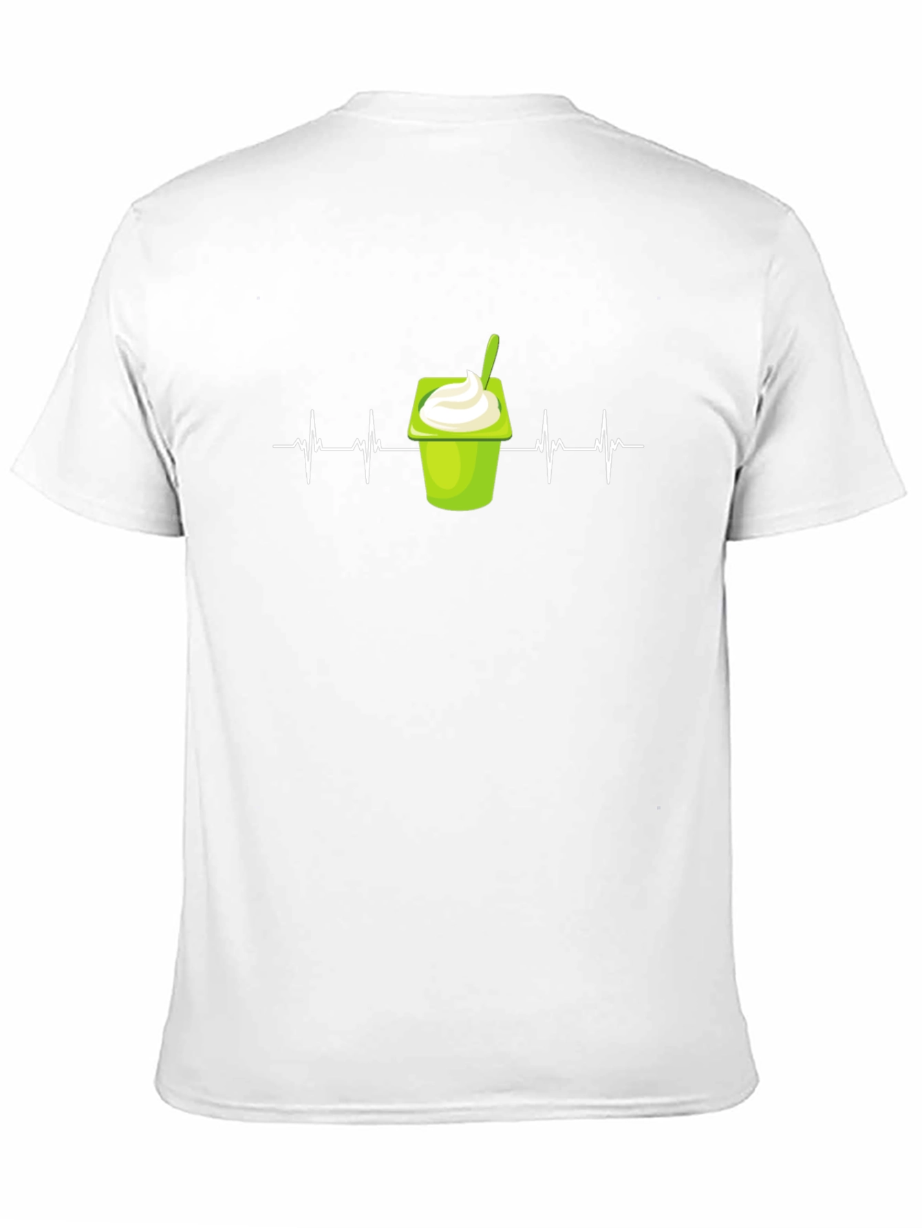Yogurt Heartbeat T-Shirt - Funny Foodie Tee