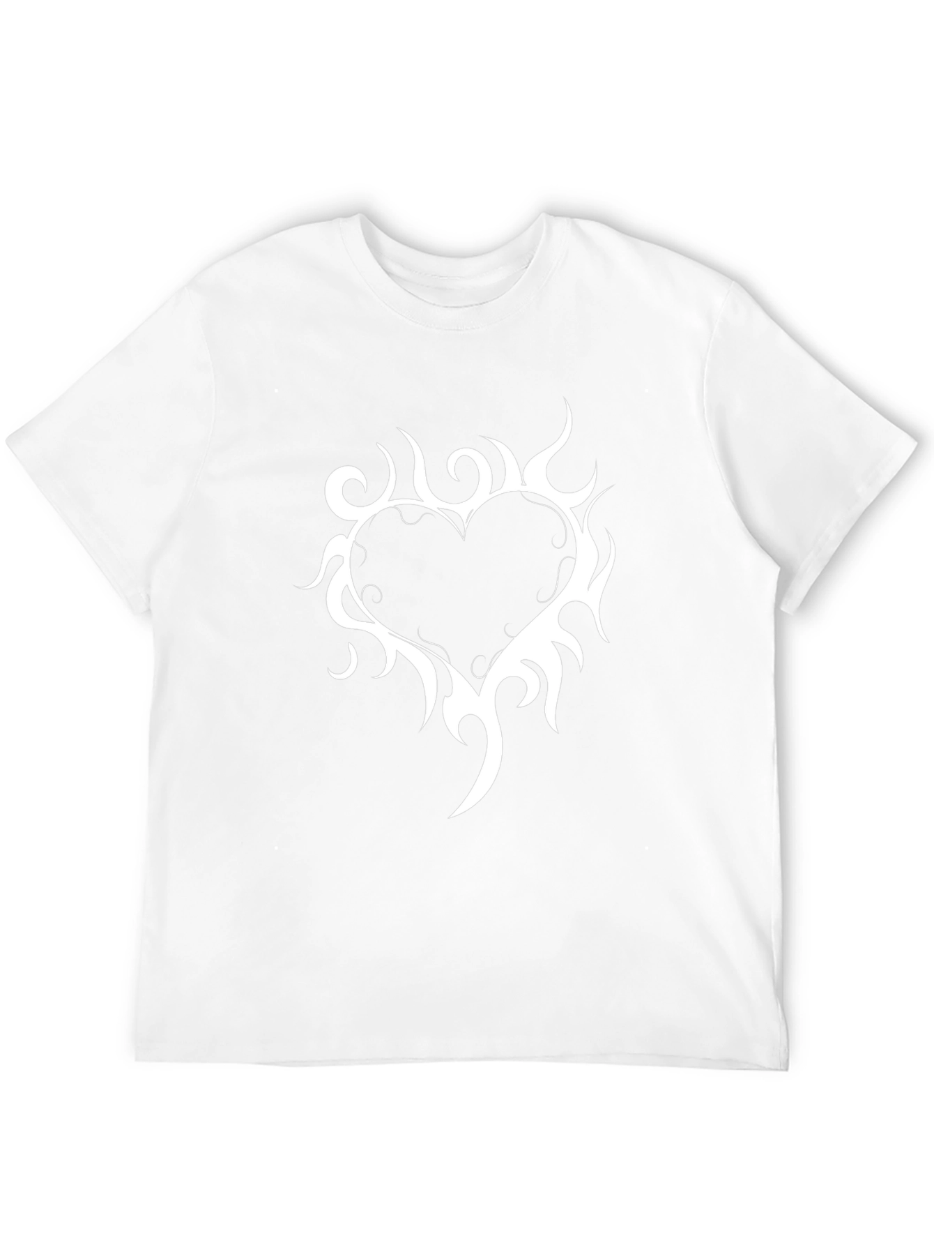 Tribal Heart Graphic Black T-Shirt