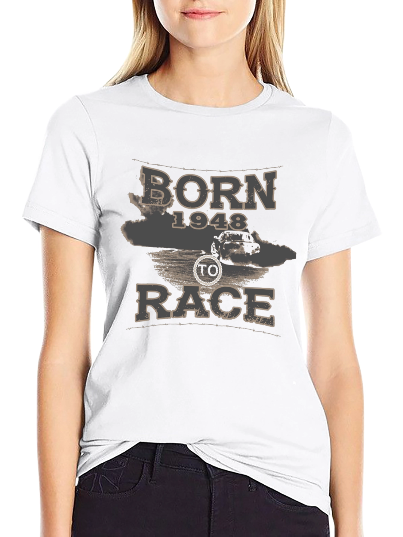 Born 1948 To Race Graphic Tee