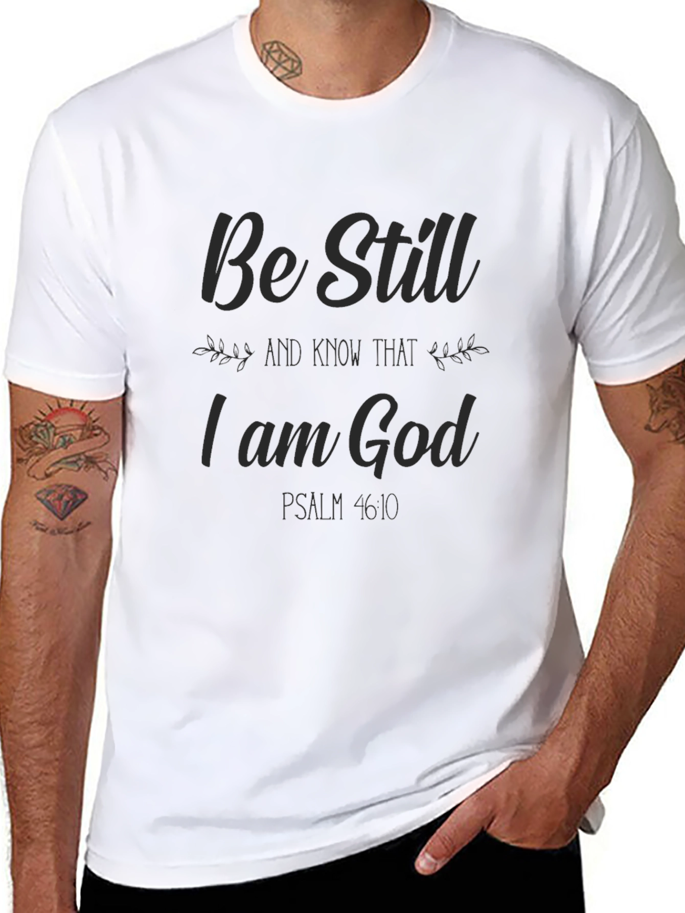 Be Still I Am God Tee - Christian Apparel