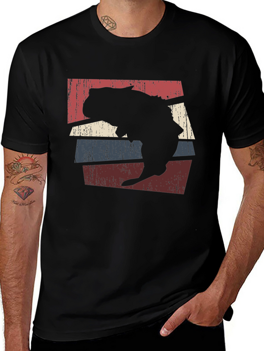 Retro Wombat Silhouette Graphic Tee