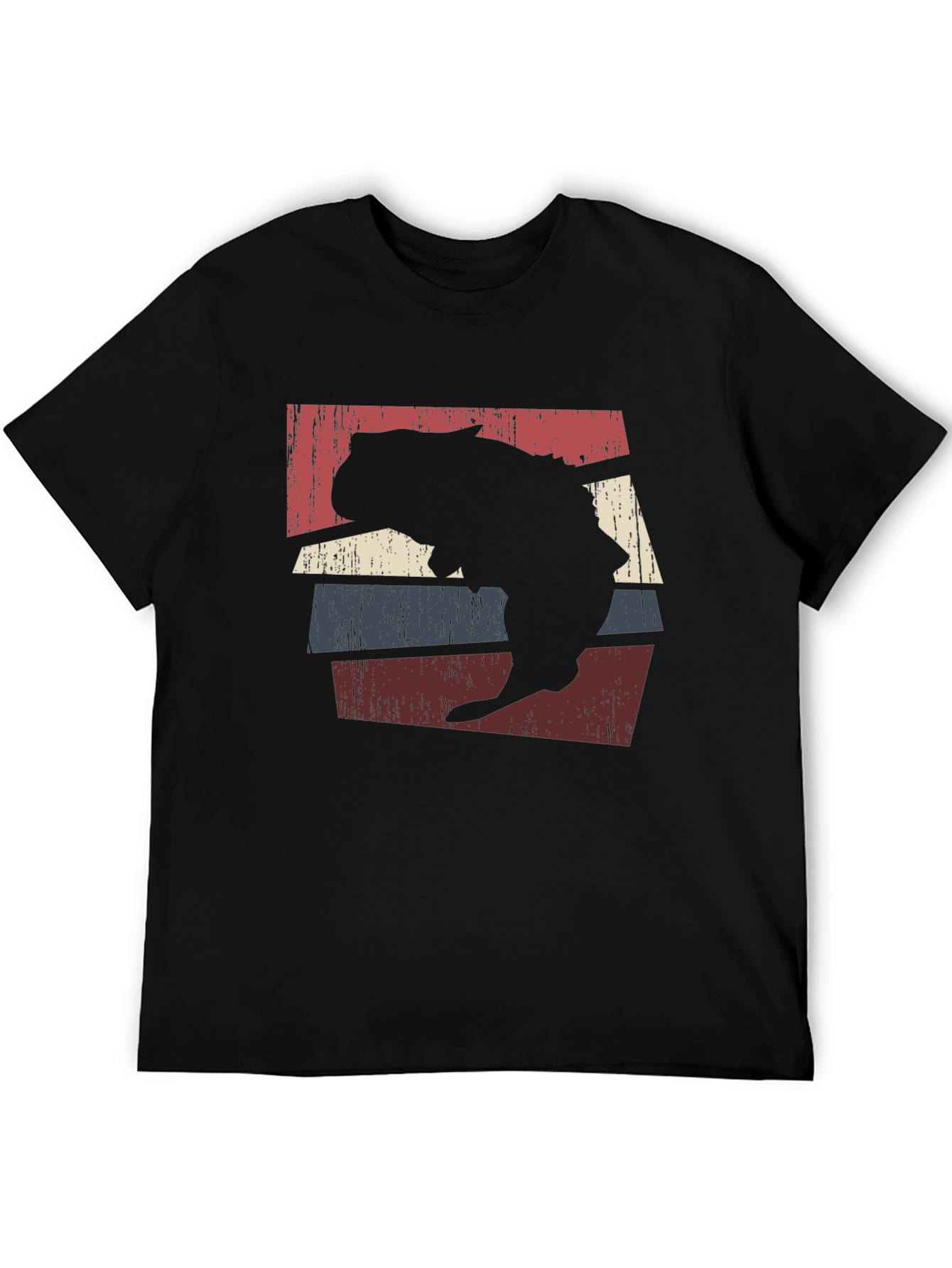 Retro Wombat Silhouette Graphic Tee