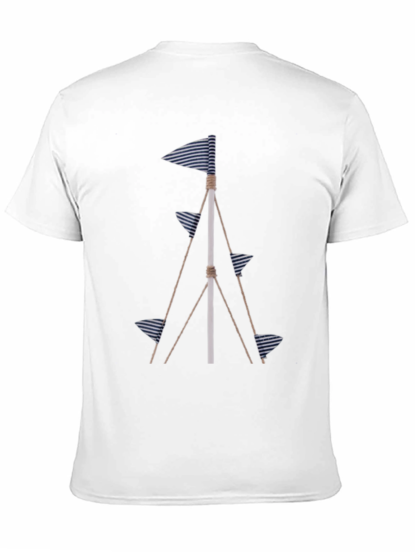Nautical Flags Graphic Tee - Coastal Style