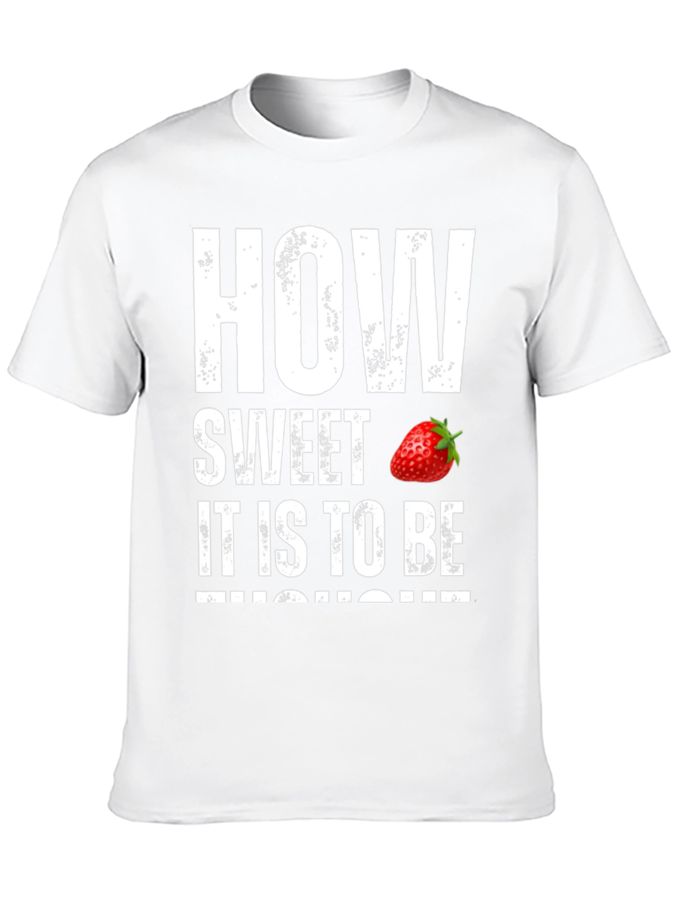 Sweet Strawberry Graphic T-Shirt - Soft Cotton Tee