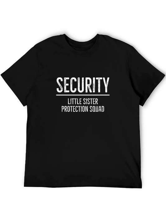 Security Little Sister Protection Squad T-Shirt