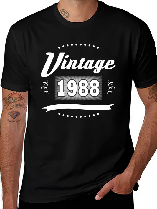 Vintage 1988 Birthday Graphic T-Shirt